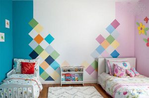 ديكورات وألوان دهانات غرف أطفال