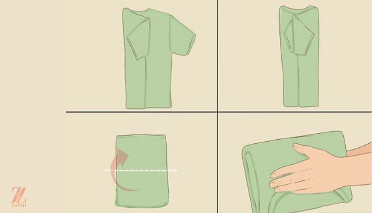 كيفية طي الملابس